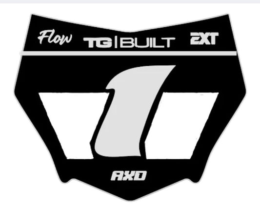 Vented plate decal